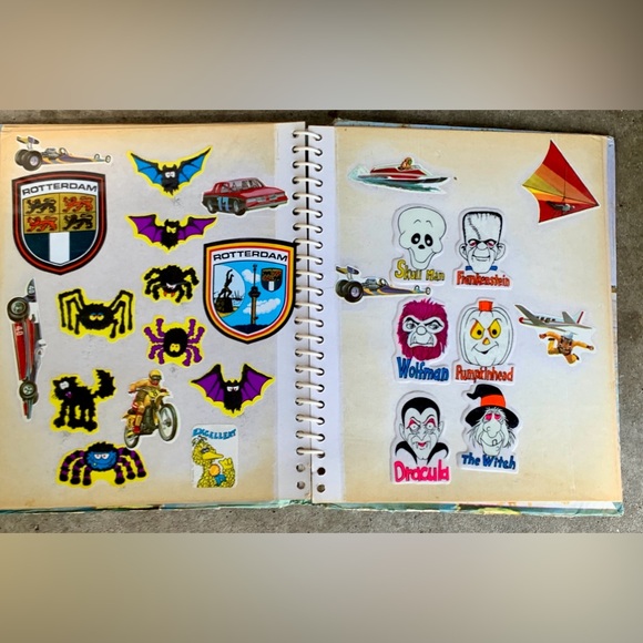 c. 1981 Vtg Spiral Bound Sticker Collection Album - Picture 14 of 16